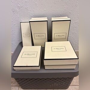 Bundle of empty gift boxes Jo Malone boxes (5 total) various sizes